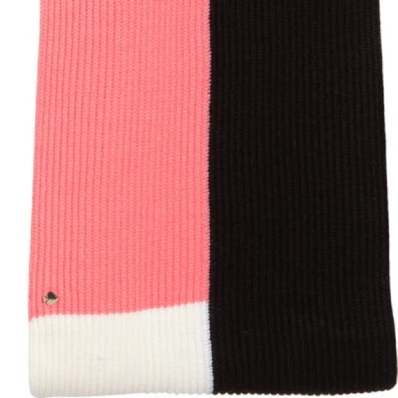 KATE SPADE NEW YORK colorblock wool blend scarf - Picture 2 of 8